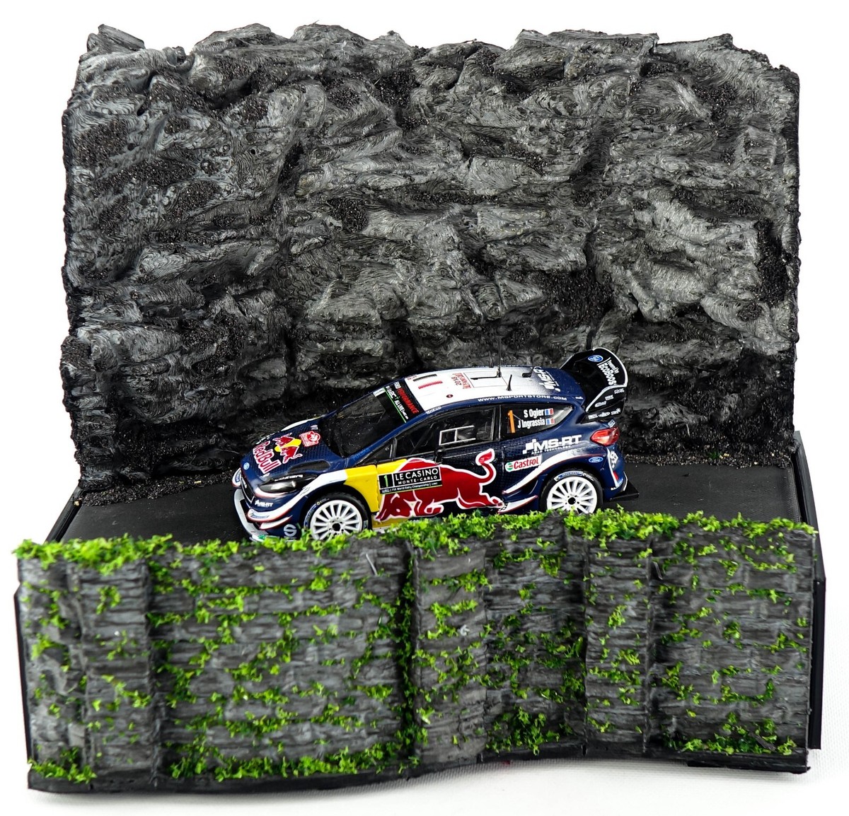 WRC Rallye Monte-Carlo Diorama 3D Printing for 1:43 Scale Die Cast