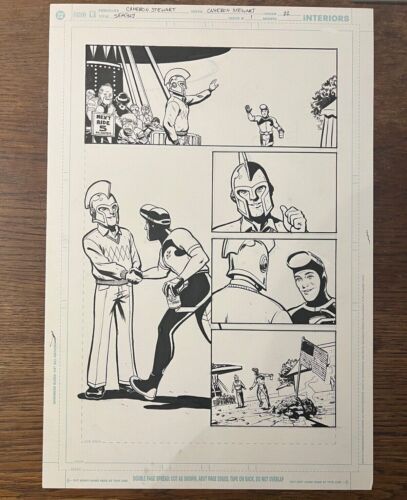 Seaguy, Vertigo - Grant Morrison & Cameron Stewart atemberaubende Original-Comic-Kunst - Bild 1 von 4