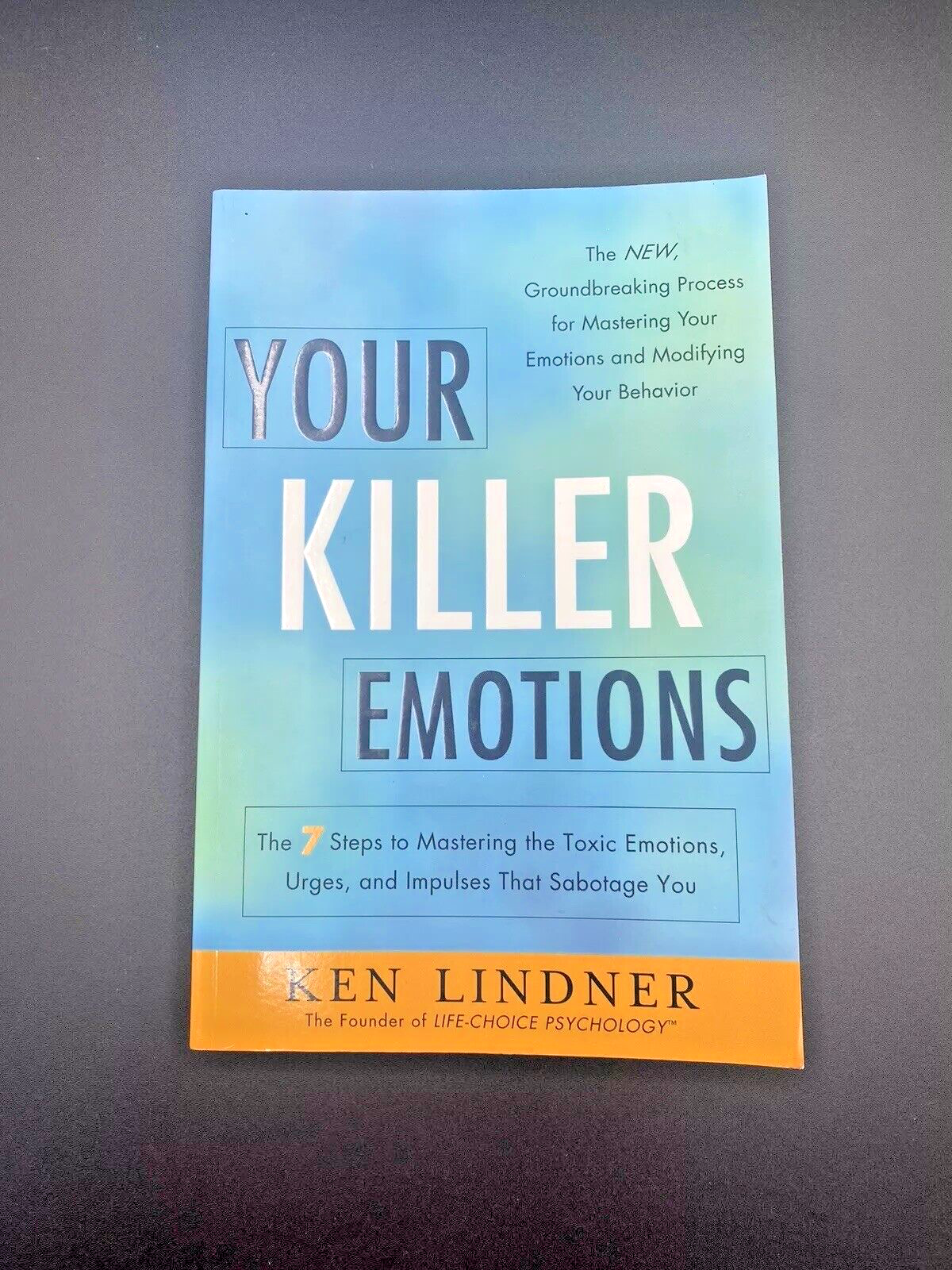 Your Killer Emotions Paperback Book Ken Lindner First Edition