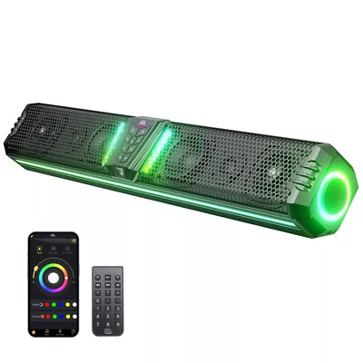 KEMIMOTO Upgrade Midnight 80 32"UTV Sound Bar For Golf Cart Marine 1"-2"Roll Bar