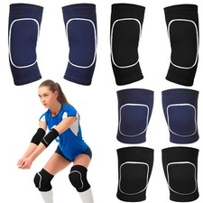 Volleyball Arm Sleeves Volleyball Knee Pads with Protection Pad 2 Pairs Hitti...