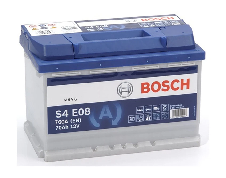 Bosch S4E08 Batterie de Voiture 70A/h-760A - Photo 1/3
