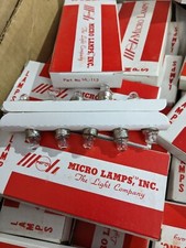 10x 112 Ml-112 Vintage Miniature light bulb lamp GE Westinghouse RCA AC delco