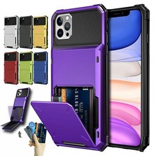 For iPhone 17 6 Pro Max 15 14 13 12 16E Case Shockproof Card Holder Rugged Cover