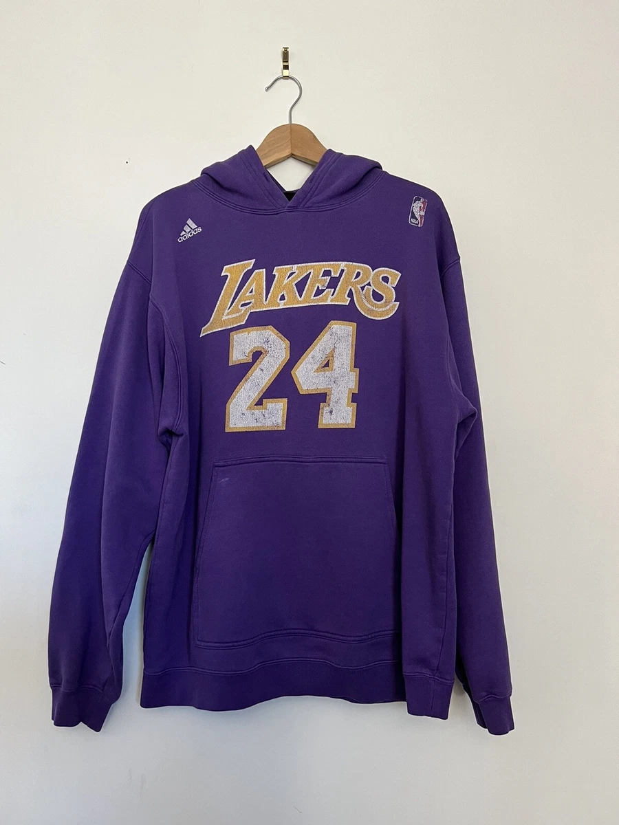 Los Angeles Lakers Adidas Center Logo Hoodie , In