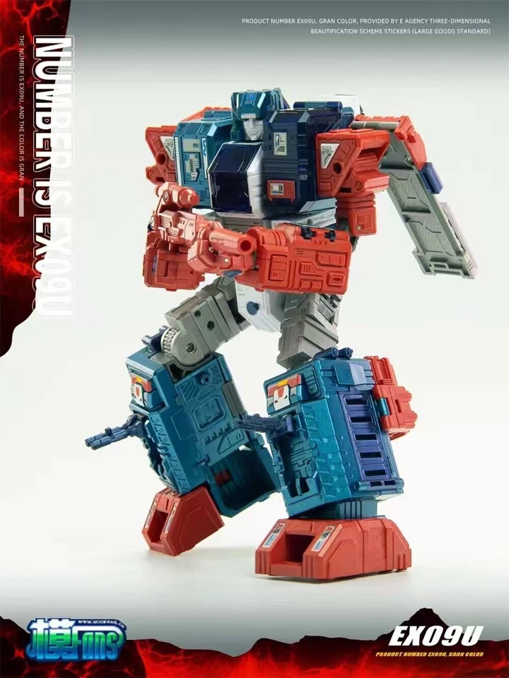 Zeta Toys EX-09U EX09U Fortress Maximus Volt Gran Jumbo Ford Action Figure toy - Image 2 of 4