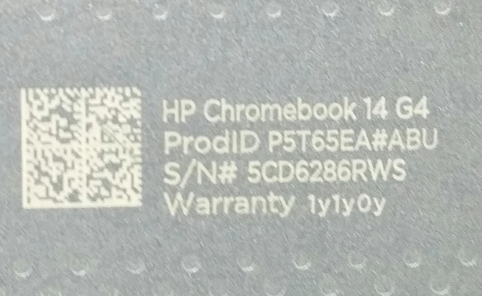 HP Chromebook 14 G4 - Celeron Quad Core 1.83GHz - 4GB RAM - 14" - 32GB SSD - ... - Image 4 of 4