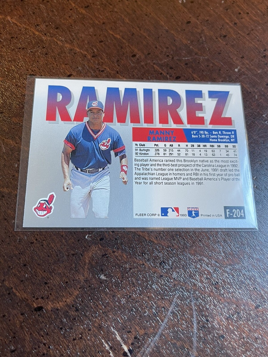 1993 Fleer Final Edition - #F-204 Manny Ramirez | eBay