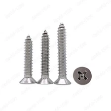 M2 Stainless Phillips Countersunk Flat Head Self Tapping Sheet Metal Wood Screws