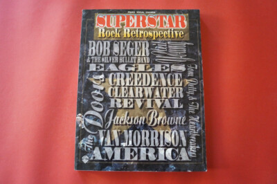Superstar Rock Retrospective .Songbook Notenbuch .Piano Vocal Guitar PVG