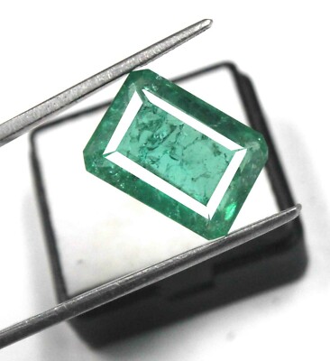 Christmas Offer 10.90 Ct Certified Natural AAAA+ Green Emerald Gemstone DN996
