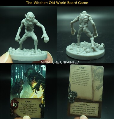 The Witcher Old World Board Game Model Miniature UNPAINTED FOGLET + CARD