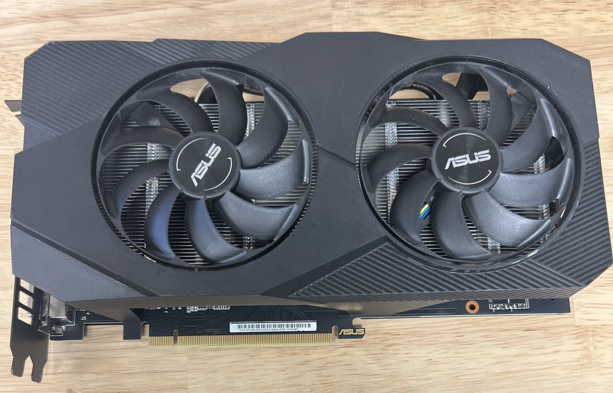 ASUS GeForce RTX 2060 6GB GDDR6 Graphics Card (DUALRTX2060O6GEVO