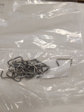 (25 Pack) SS C-Clamp for Elastic Cord, for 5/16"-3/8" Diameter