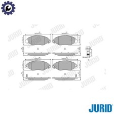 BRAKE PAD SET DISC BRAKE 573110J FOR FORD TRANSIT/TOURNEO/Bus/Van H9FA 2.4L 4cyl