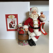 Possible Dreams Clothtique Santa Figurine Christmas Hand Painted 'Aged to Perfe?