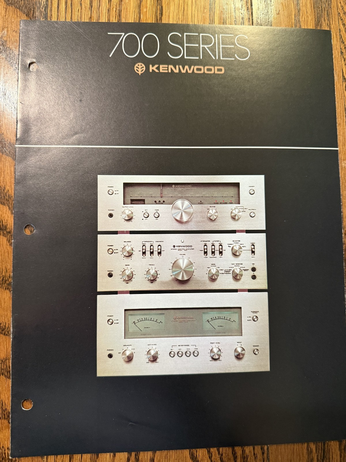 Vintage Original Kenwood 700 Series Dealer Sales Brochure
