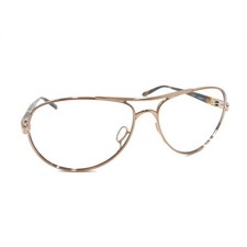 Oakley Feedback OO4079-01 Rose Gold Brown Aviator Sunglasses Frames 59-13 135