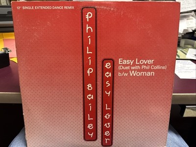 Philip Bailey Phil Collins Easy Lover 12  1984 COLUMBIA 44-05160 SYNTH POP