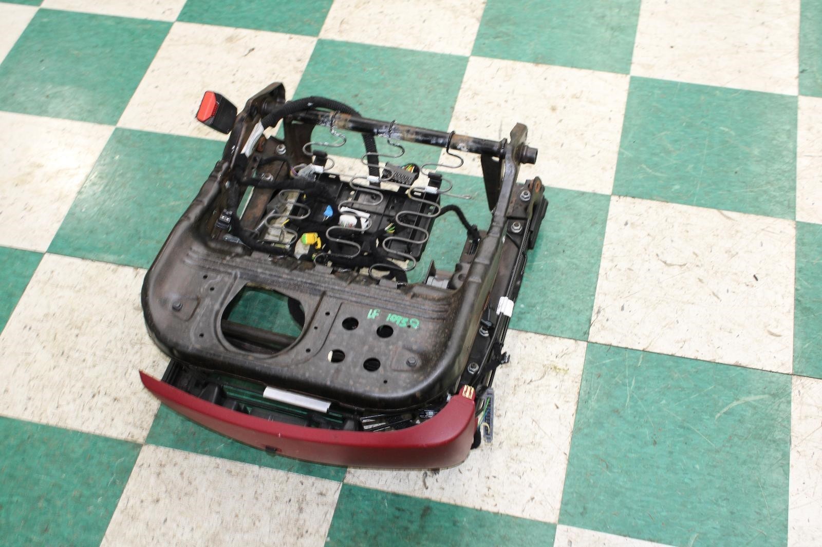 14-22 Ghibli Red Trim Front Driver Side Left LH Lower Seat Track OEM Factory WTY