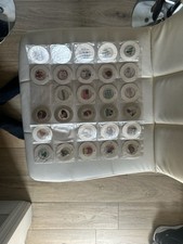 Lot of 28 Vintage Gemmy Kaleidoscope Light Show Holiday Projector Slide Discs