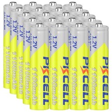 PKCELL 1.2V AAA Rechargeable Batteries 1100mAh NI-MH Battery for Lights Lot