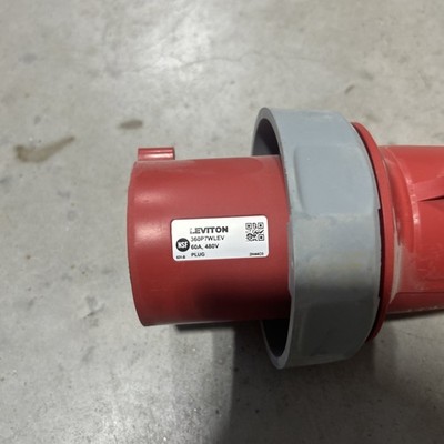 Leviton 60a 480v Plug 360P7WLEV