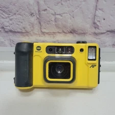 Minolta Weathermatic Dual 35 Underwater 35mm Film Camera Yellow Point Shoot
