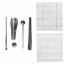 Caulking Tools Set Portable Tile Caulk Metal Balls for Edges Kitchen Corners