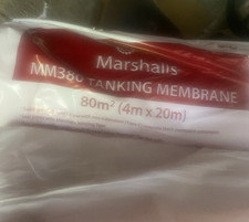 3 xMarshalls MM380 Tanking Membrane 80m² & Jointing Tape 100mm x 15m, 10 Rolls