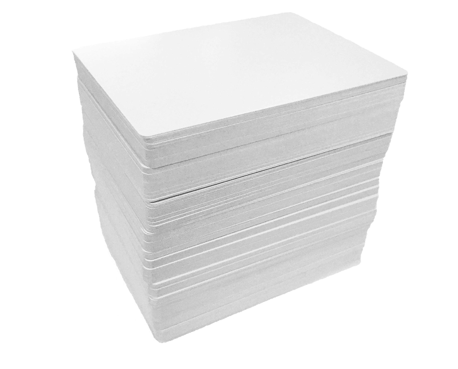 Cartes à jouer blanches avec finition mat au format poker standard