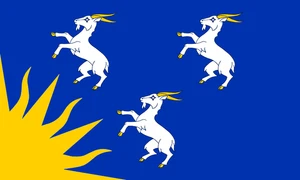 Merioneth Flag Self Adhesive Vinyl Sticker