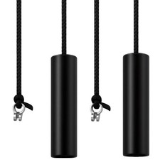 Zcrprn Bathroom Pull Cord,Pull Cord Handle,2 Pcs Black Shower Pull Cord Switch