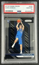 LUKA DONCIC PSA 10 2018-19 PANINI PRIZM #280 ROOKIE RC MAVERICKS 0922