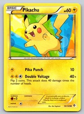2012 Pikachu 50/149 Carte Pokémon Comuni Confini Varcati LP Regolare