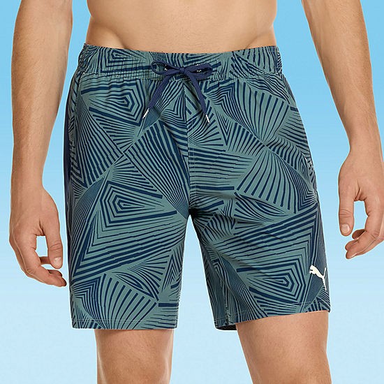 ШОРТЫ ДЛЯ ПЛАВАНИЯ С ЛОГОТИПОМ PUMA - КРУПНЫЕ - ЭВКАЛИПТ 7590₽