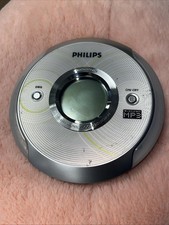Philips Portable CD Player EXP2581 CD-RW MP3 Playback Touchscreen Silver Working