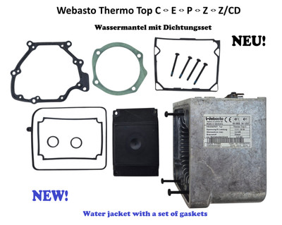 Webasto Thermo Top C E P Z Z/CD Wassermantel Gehäuse Dichtungssatz Schrauben NEU