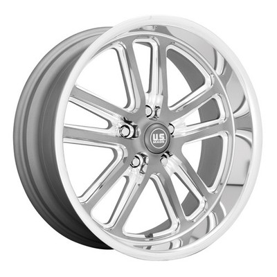 BLEM WHEEL - US MAG U130 Bullet 20X8 5x120.65 ET1 Textured Gunmetal Milled Edges