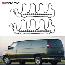 Engine Valve Cover Gasket Set For Chevy Express Silverado GMC Savana Sierra 6.6L