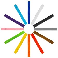 12 Colors Puppy Collars for Litter, Double-Sided Soft Adjustable Identificati...