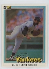 1981 Donruss Luis Tiant #231 12ps