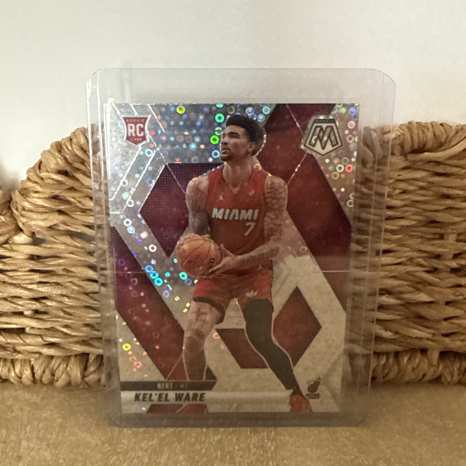 2024-25 Panini Mosaic Kel'el Ware #232 Rookie Fast Break Disco