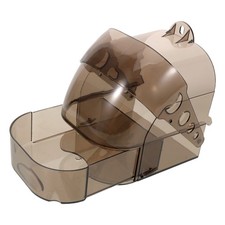 Bird Bath For Cage - Transparent Plastic Parrot Cage Shower Tub With Drawer -