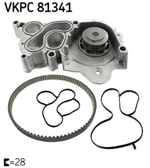 Original SKF Water Pump VKPC 81341 for Audi Seat Skoda VW - Image 13