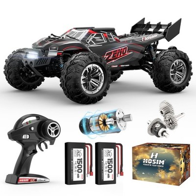 RC Car for Adults, 1/10 Scale Remote Control Car 48+KMH, High Speed Large RC Tru