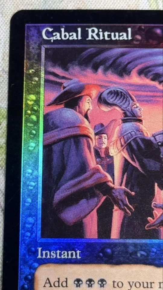 Cabal Ritual TOR English Foil MTG Magic The Gathering Card Used - Image 2 of 4