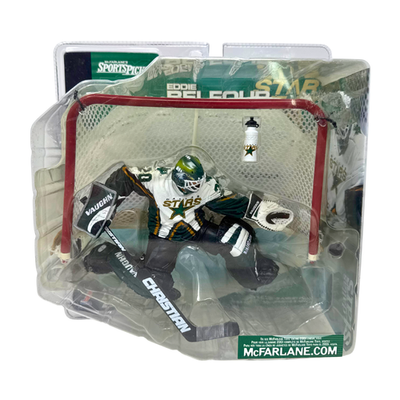 McFarlane NHL Ed Belfour Dallas Stars Series 1 Figure w/ Team Logo
