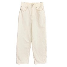 MADEWELL The Perfect Vintage Wide Leg Crop Jean 25 Pockets Tile White B68