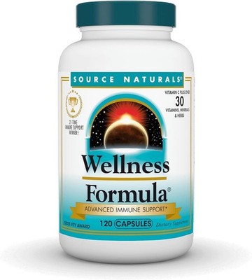 Source Naturals Wellness Formula, Advanced Immune Support, 120 Capsules